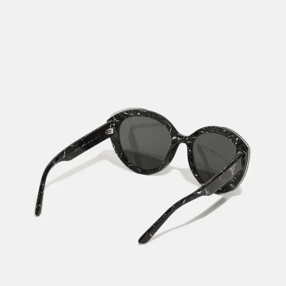 New Authentic- PRADA Dark Grey Cat Eye Ladies Sunglasses PR 01YS 09V5S0 54 - Picture 9 of 16